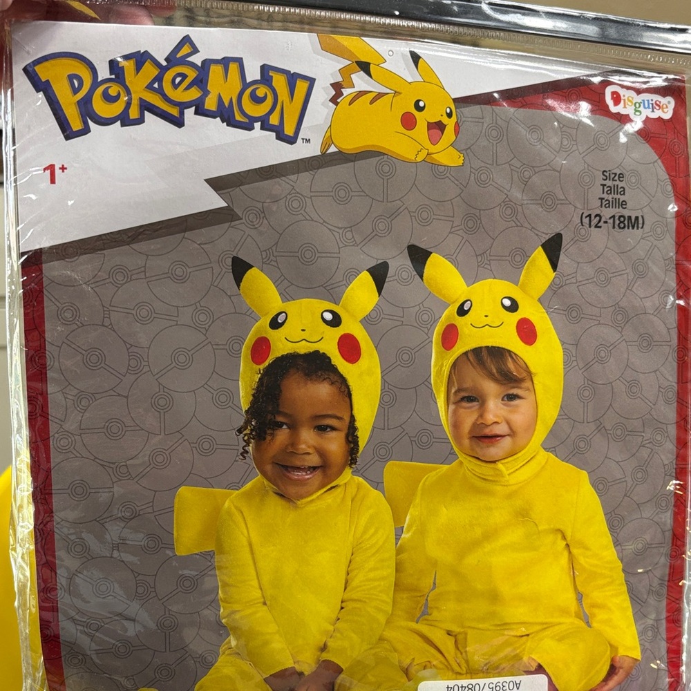 Disguise Pokémon Pikachu Toddler Costume - Yellow